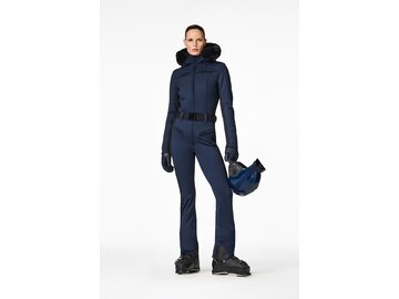 Overal Goldbergh Parry Ski Suit Faux Border French Blue