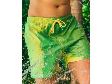 Pánske plavky Sea'sons Main Green/Yellow
