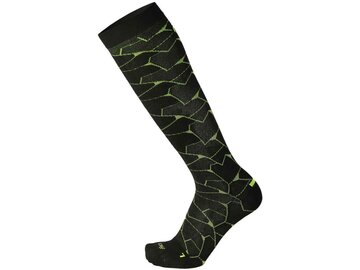 Lyžiarske ponožky Mico Extralight Weight X-Performance Ski Touring Socks Nero/Giallo Fluo