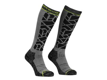 Lyžiarske ponožky Ortovox Ski Tour Compression Long Socks Black Raven