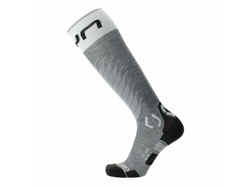 Lyžiarske ponožky UYN Lady Ski One Merino Grey Melange/White