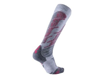 Lyžiarske ponožky UYN Ski All Mountain Lady Light Grey Melange/Coral