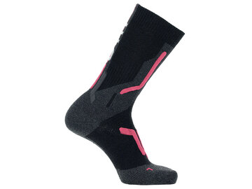 Lyžiarske ponožky UYN Ski Cross Country 2in Socks Black/Pink