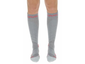 Ponožky UYN Ski Touring Lady Silver/Fuchsia