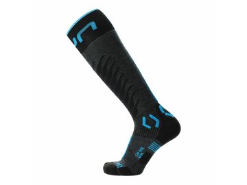 Lyžiarske ponožky UYN Man Ski One Merino Anthracite/Turquoise