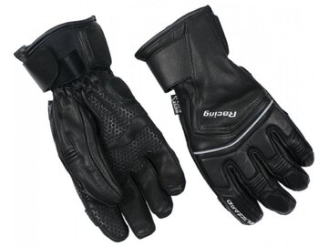 Lyžiarske rukavice Blizzard Racing Leather Ski Gloves Black/Silver