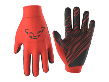 Skialpové rukavice Dynafit Upcycled Thermal Gloves Hot Coral