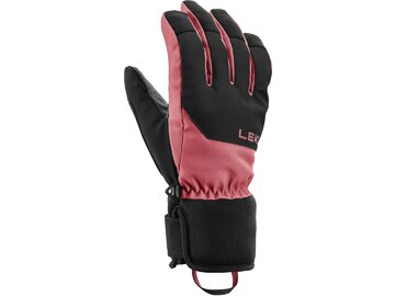 Lyžiarske rukavice Leki Bird Junior Black/Rosé