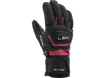 Rukavice Leki Griffin 3D Juinor Black-Rosé