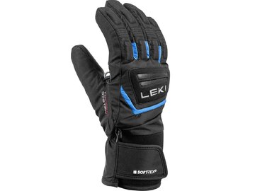 Rukavice Leki Griffin 3D Junior Black/Cyan