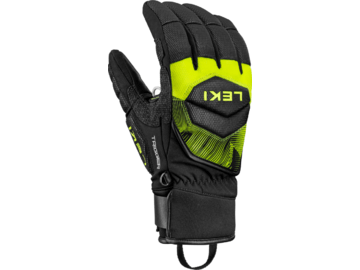 Lyžiarske rukavice Leki WCR Core TR Black/Neonyellow