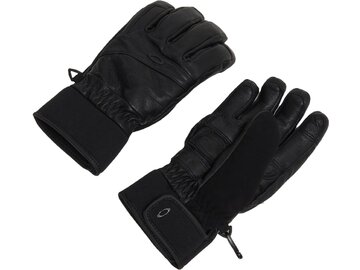 Lyžiarske rukavice Oakley W Peak Leather Gloves Blackout