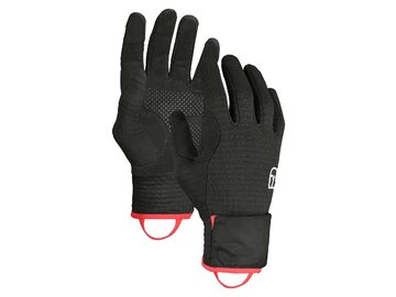 Dámske rukavice Ortovox Fleece Grid Cover Glove W Black Raven
