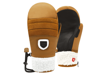 Lyžiarske rukavice Racer 90 Leather Mitt 2 Brown