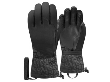 Lyžiarske rukavice Racer G Dinasty Black/Black