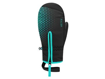 Rukavice Racer M Winter 4 JR Black/Turquoise