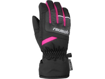 Rukavice Reusch Bennet R-Tex XT Junior Black / Black Melange / Pink Glo