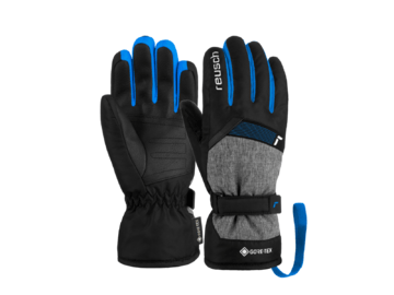 Rukavice Reusch Flash GORE-TEX Junior Black/Black Melange/Blue
