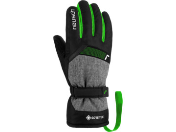 Rukavice Reusch Flash GORE-TEX Junior Black/Black Melange/Neon Green