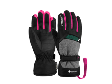 Rukavice Reusch Flash GORE-TEX Junior Black/Black Melange/Pink Glo