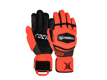 Rukavice Reusch Worldcup Warrior GS Black/Fluo Red
