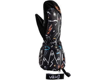 Lyžiarske rukavice Viking Snoppy Black