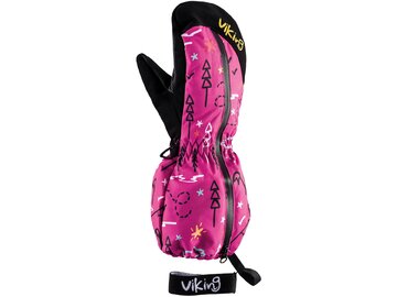 Lyžiarske rukavice Viking Snoppy Fuchsia