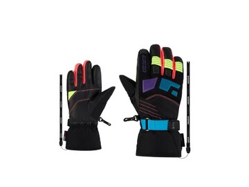 Lyžiarske rukavice Ziener Lukian-Z AS® Junior Multicolor