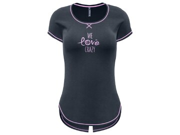 Tričko Crazy Idea T-Shirt Instinct Dark Gray