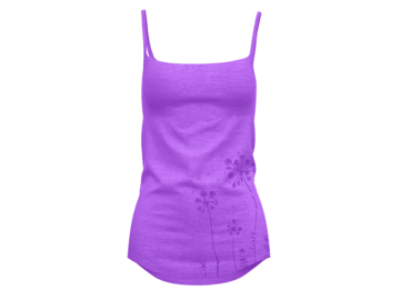 Tielko Crazy Idea Top Shiny Lilla