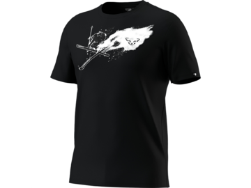 Tričko Dynafit Graphic Cotton T-Shirt M Black Out/Mute Grab