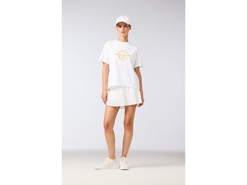 Tričko Goldbergh Aurelia Short Sleeve Top White
