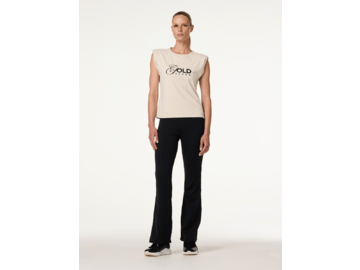 Tričko Goldbergh Genevieve Sleeveless Top Champagne