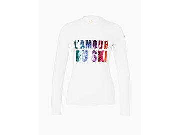 Tričko Goldbergh Le Coeur Long Sleeve Tee White