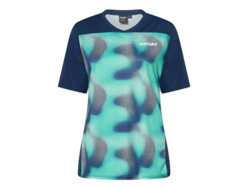 Tričko Oakley W Maven Coast SS Jersey Organic Spots Mint Green