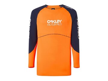 Tričko Oakley Maven Scrub LS Jersey Orange/Blue