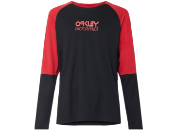Tričko Oakley Switchback LS Trail Tee Blackout