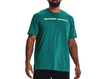 Pánske tričko Under Armour Outline Symbol Grid SS Blue