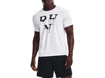 Pánske tričko Under Armour Speed Stride 2.0 Tee White