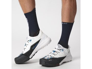 Turistické topánky Salomon S LAB Alpinway White/Black/Transcend Blue