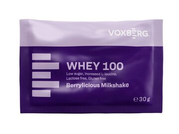Proteín Voxberg Whey 100 Berry Milkshake 30g