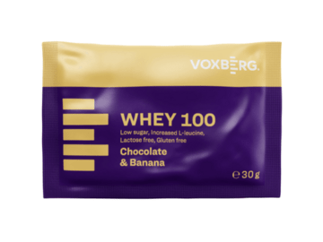 Proteín Voxberg Whey 100 Čokoláda & banán 30g