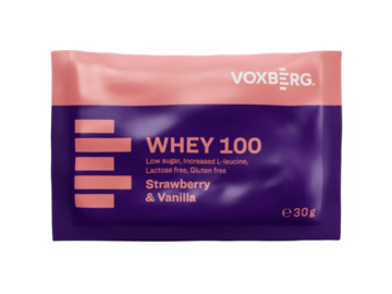 Proteín Voxberg Whey 100 Vanilka & jahoda 30g