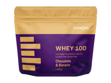Proteín Voxberg Whey 100 Čokoláda & banán 990g
