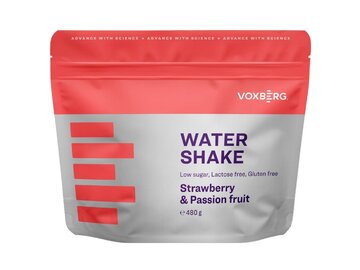 Proteínový nápoj Voxberg Clear Water Shake Jahoda & marakuja 480g