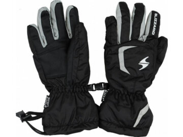 Lyžiarske rukavice Blizzard Reflex Junior ski gloves black/ silver 19/20