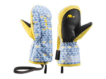 Lyžiarske rukavice Leki Little Elephant Zap Mitt Blue/ Yellow 19/20