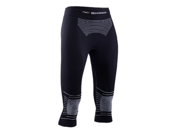 Dámske funkčné legíny X-Bionic Energizer 4.0 Pants 3/4 WMN Opal Black/Arctic White