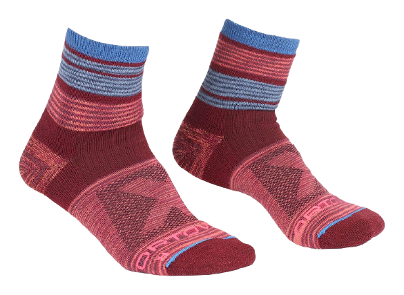 damske-ponozky-ortovox-all-mountain-quarter-socks-warm-multicolor