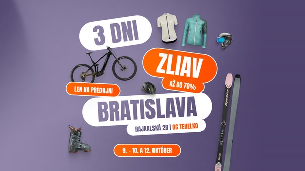 3 dni zliav v Najšporte